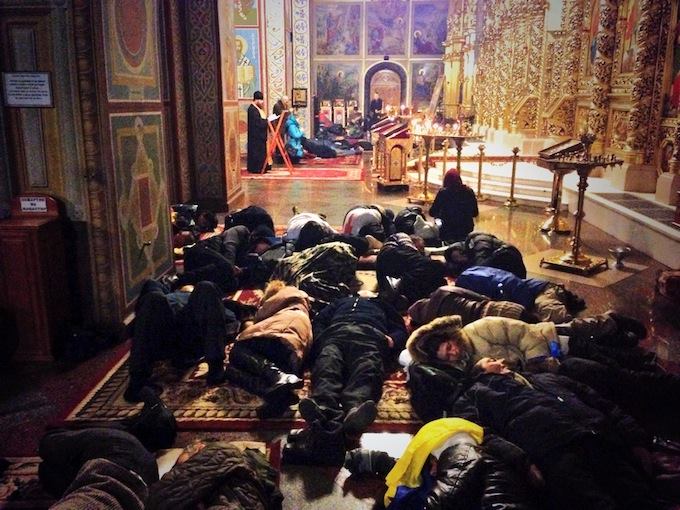 Михайловский собор, спящие