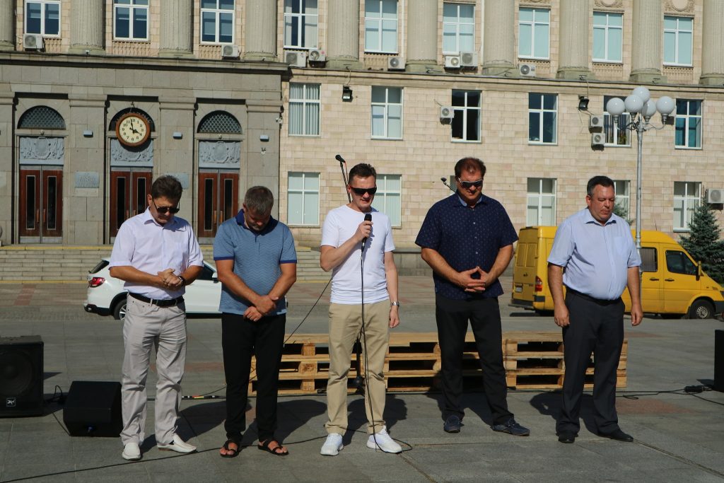 "Християнській етиці бути!", - проголосили черкащани на центральній площі міста